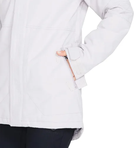Miniatura 8 de Volcom Fawn - Chaqueta con capucha para mujer con aislamiento para snowboard y esquí, Violeta (Violet Ice)