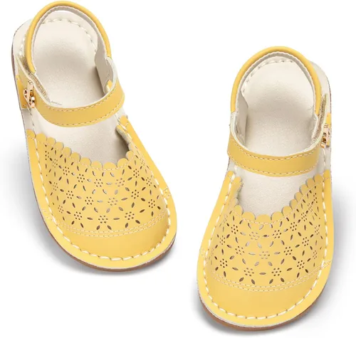 Miniatura 43 de THEE BRON Sandalias cómodas para niñas, zapatos para niños, sandalias rellenas