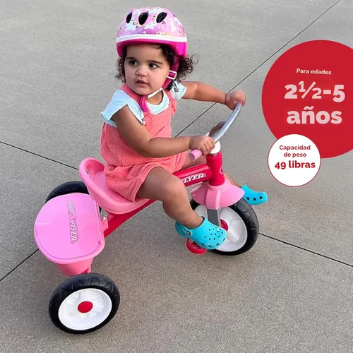 Miniatura 3 de Radio Flyer Triciclo Red Rider para edades de 2.5 a 5 años, bicicleta de tres ruedas para niños pequeños, triciclo para niños, juguete de montar al