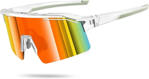 Miniatura 11 de Gafas de sol deportivas para hombres y mujeres irrompibles con protección UV400, gafas de béisbol para correr, ciclismo