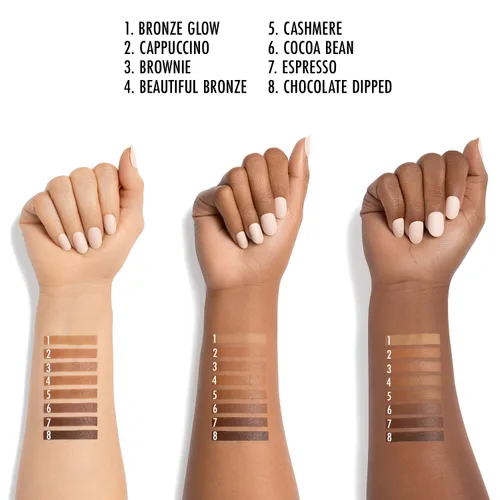 Miniatura 3 de Base de maquillaje en barra Black Radiance Color Perfect con aplicador de cepillo suave en dúo – Fórmula versátil, construible, mezclable y rica