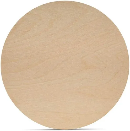 Miniatura 16 de Discos de madera para manualidades, fichas en blanco o monedas de madera, 2 pulgadas, 1/16 pulgadas de grosor, paquete de 250 círculos de madera sin