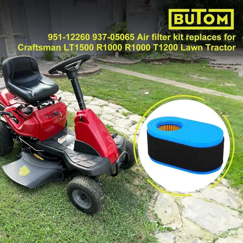 Miniatura 2 de 951-12260 937-05065 Filtro de Aire + 951-12690 Filtro de Aceite + Bujía para MTD Craftsman Powermore 420CC LT4200 T1000 T1200 R1000 CC760ES