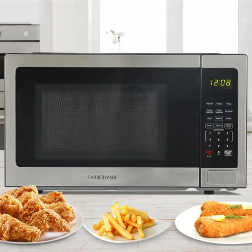 Miniatura 6 de Farberware - Horno microondas de encimera de 1.1 pies cúbicos – 1000 vatios de potencia, configuraciones de cocción automática, descongelación