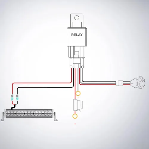 Miniatura 9 de Nilight - Barra de luz LED ámbar de 22 pulgadas, 480 W, triple fila, haz puntual y disperso, impermeable, iluminación todoterreno, con arnés