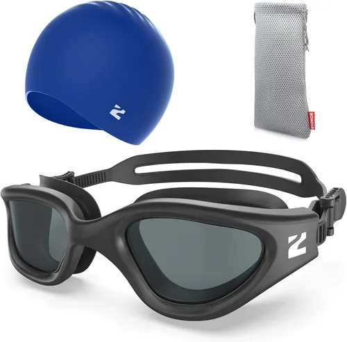 Miniatura 31 de ZIONOR Gafas de natación para adultos, G1 Air con protección UV antivaho y a prueba de fugas, ajuste cómodo para adultos, hombres y mujeres, incluye