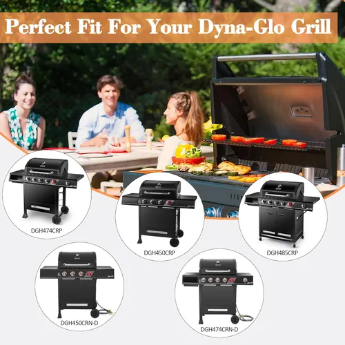 Miniatura 2 de Piezas de repuesto de parrilla para Dyna-Glo DGH450CRP DGH474CRP DGH483CRP DGH485CRP DGH474CRP-D DGH450CRN-D, piezas de repuesto de parrilla Dyna