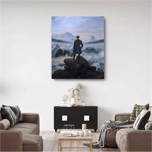 Miniatura 542 de A&T ARTWORK Campo de trigo con cipreses de Van Gogh Las reproducciones de arte clásico mundial, impresiones en lienzo giclée para decoración