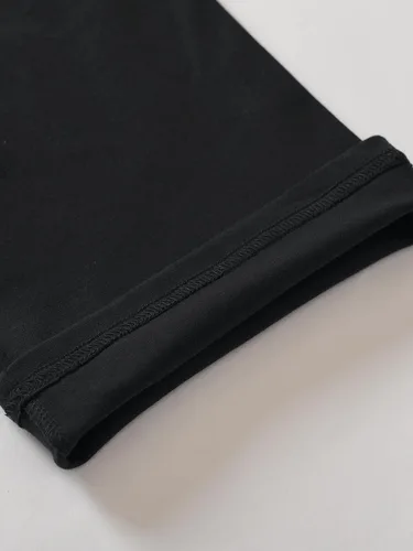 Miniatura 5 de Weintee Pantalones de punto con cordón y bolsillos para mujer de talla grande