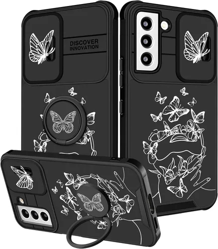 Miniatura 154 de Funermei Funda para teléfono Samsung Galaxy Note 10 Plus – Funda femenina bonita para niñas, diseño inspirador estético con funda para cámara