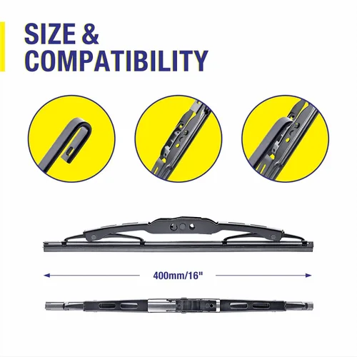 Miniatura 3 de Escobillas para limpiaparabrisas de repuesto con calidad original de fábrica para Dodge Grand Caravan 2019-2008 escobillas de 26 + 20 pulgadas