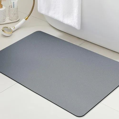 Miniatura 52 de ACCUMTEK Alfombrilla de Baño Ultra Delgada, Alfombrillas de Baño Antideslizantes con Respaldo Mejorado para Colocar Bajo la Puerta, Alfombras