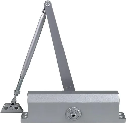 Dynasty Hardware - Cerrador de puerta de grado comercial, resorte de tamaño 3. Color aluminio rociado 3000-ALUM