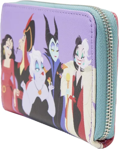 Miniatura 2 de Loungefly Disney Villains Color Block Zip Around Wallet