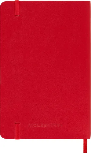 Miniatura 3 de Moleskine Cuaderno clásico, tapa suave, bolsillo (3.5 x 5.5 pulgadas), rayado/con líneas, rojo escarlata, 192 páginas