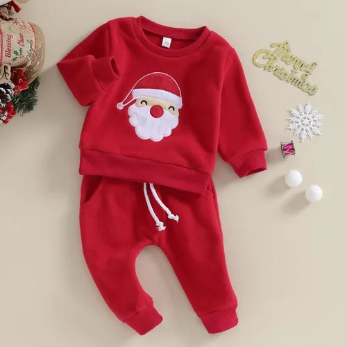 Miniatura 111 de BemeyourBBs Conjunto divertido de sudadera y pantalones de manga larga con letras divertidas para bebé niño y niño