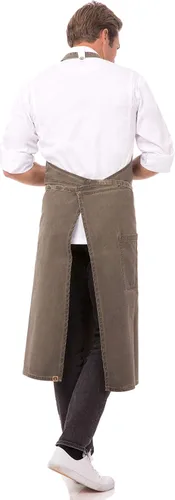 Miniatura 25 de Chef Works Delantal con pechera unisex Dorset Chefs