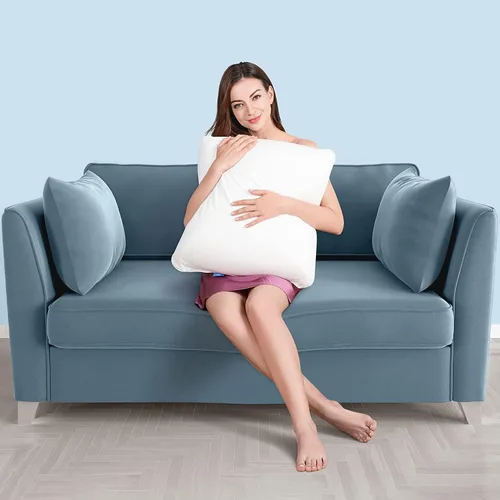 Miniatura 5 de AM AEROMAX 18x18 Inch Memory Foam Pillow Insert, Firm & Fluffy Square Throw Pillow for Couch and Bed, Premium Decorative Stuffer, Heavy Duty &