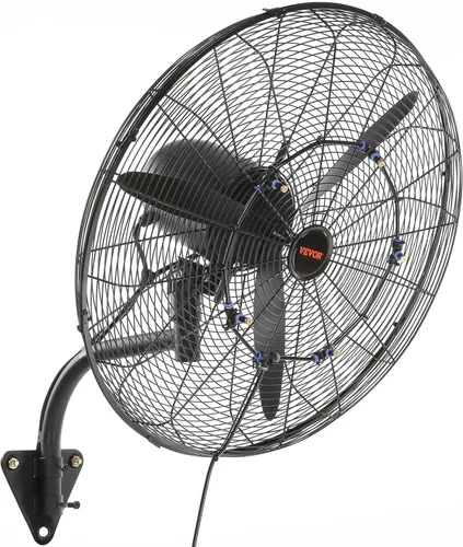 Miniatura 14 de VEVOR Ventilador de montaje en pared de 18 pulgadas, ventilador impermeable IP44 de 3 velocidades, máx. 4150 CFM montado en la pared