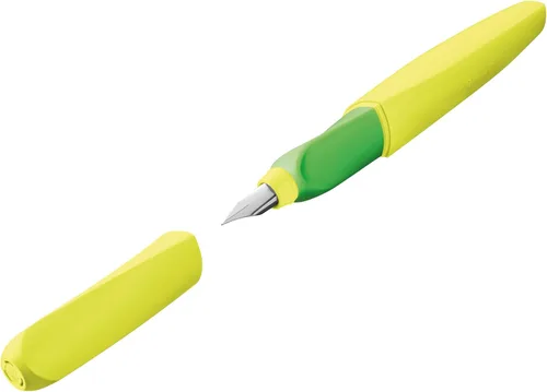 Miniatura 17 de Pelikan Pluma estilográfica Twist 946806 con 1 cartucho de tinta, punta media, color negro, en caja