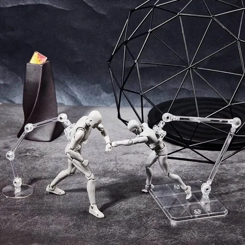 Miniatura 6 de TEAMWILL Soporte de soporte ajustable para figura de acción, 12 uds