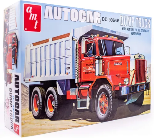 AMT Autocar Camión volquete - Kit de camión modelo a escala 1/25 - Vehículo vintage para construir para niños y adultos