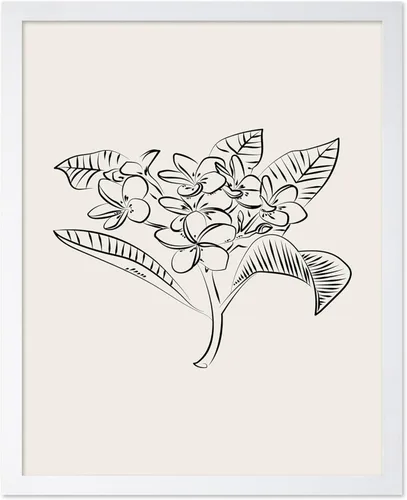 Miniatura 77 de Poster Master Póster de peonías – Estampado de flores retro – Ilustración floral – Ilustración en blanco y negro – Diseño de línea y abstracto
