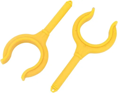Miniatura 4 de Milltrip 2 unids Boat Oar Lock Fishing Rod Holder Soporte Marine Rubber Dinghy Accesorios (Amarillo)