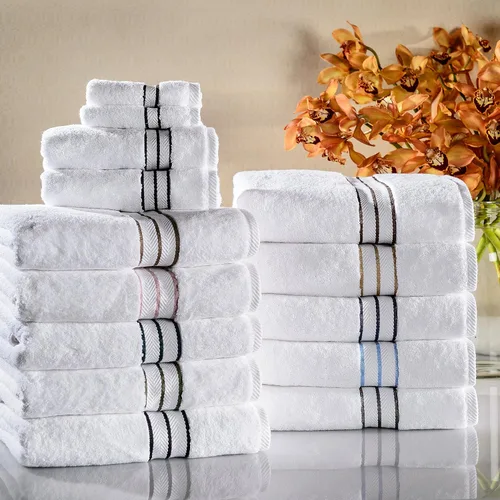 Miniatura 4 de Superior Hotel - Juego de 6 toallas de algodón turco, ultra afelpadas de calidad de spa, esenciales pesados para baño, gruesas, absorbentes