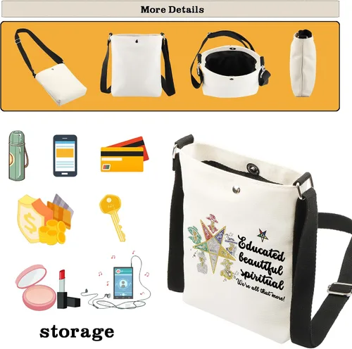 Miniatura 7 de CMNIM Orden de la Estrella del Este, regalo de estrella del este, bolsa de cosméticos educada hermosa hermana espiritual regalo de hermandad