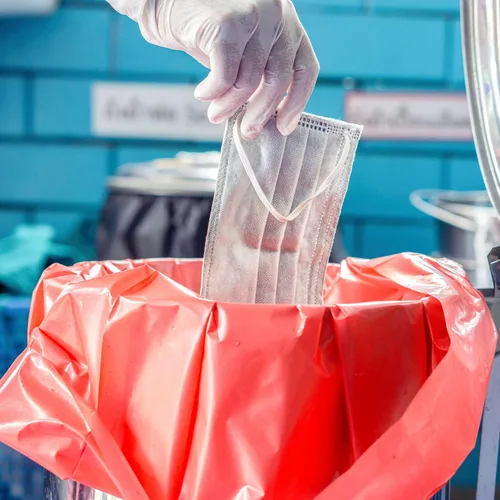 Miniatura 6 de C CRYSTAL LEMON Bolsas de riesgo biológico, 10 galones, 24 x 24 pulgadas, paquete de 50, bolsas de residuos de riesgo biológico resistentes