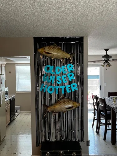 Miniatura 6 de 3 globos de pez de 33 pulgadas para decoraciones de cumpleaños de peces, suministros de globos para fiestas de pesca