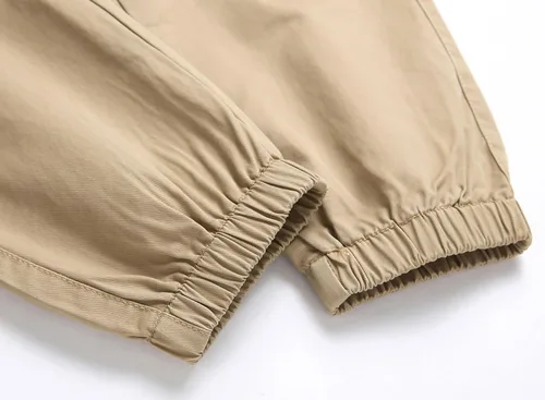 Miniatura 7 de LOKTARC - Pantalones de chándal con cordón para niños, diseño de camuflaje