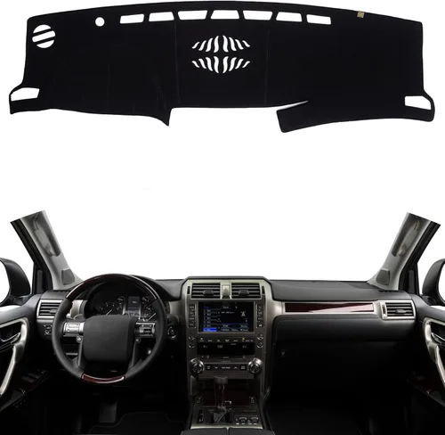 Miniatura 40 de TUCAREST Funda para salpicadero Compatible con Ch-Evy Silverado 1500/2500 HD/3500 HD 2019-2023, GM-C Sierra/HD 2500/ HD 3500 2019-2023, alfombrilla