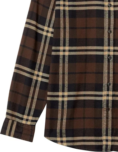 Miniatura 6 de Tienda Essentials Camisa de franela de manga larga para hombre (disponible en tallas grandes y altas)