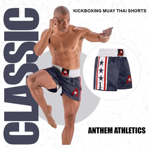 Miniatura 20 de Anthem Athletics Pantalones cortos de Muay Thai para hombre, pantalones cortos de Muay Thai para mujer - Kickboxing Short Boxing Trunks 5050 Classic