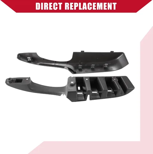 Miniatura 4 de Manijas de puerta izquierda derecha/interior para Chevy Express 1500 2003-2014 / Durable/plástico / 1 par/gris