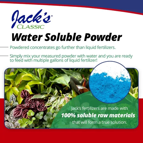 Miniatura 5 de Jack's Classic 15-30-15 Fertilizante Especial para Plantas de Interior Soluble en Agua con Micronutrientes para Reverdecer y Aumentar las Flores
