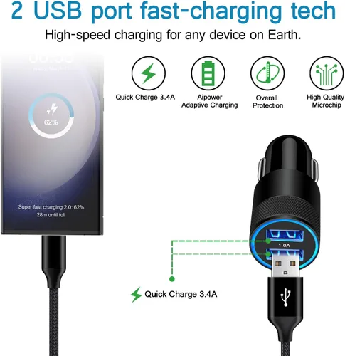 Miniatura 2 de Soporte de cargador inalámbrico para Moto G Stylus 5G 2025/2024, Moto Edge/Razr 2025, Moto G Power 5G 2025/2024, estación de carga rápida de 15 W