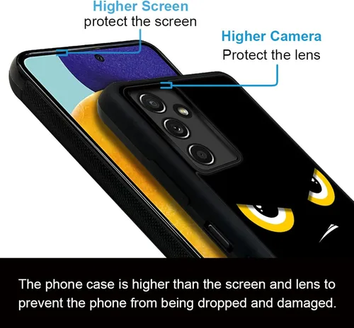 Miniatura 5 de CARLOCA Funda compatible con Samsung Galaxy A13 5G, diseño de Angry Dont Touch My Phone para niñas y niños, a prueba de golpes, antiarañazos