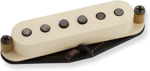 Miniatura 5 de Seymour Duncan Antiquity II Surfer Strat - Medio - Viento inverso, polaridad inversa - Crema - Pastilla para guitarra eléctrica Cubierta blanca