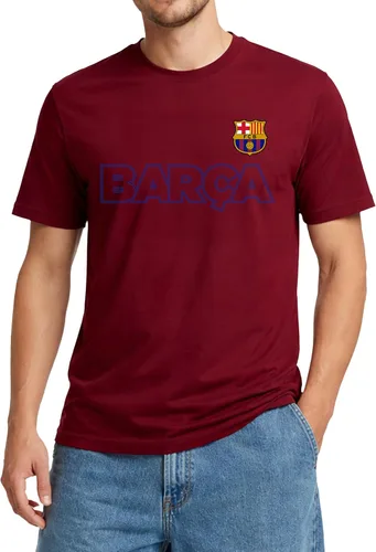 Miniatura 8 de Icon Sports Officially Licensed FC Barcelona Cotton T-Shirt - Unisex Adult azul