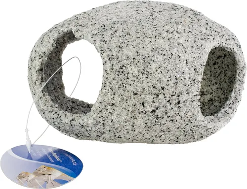 Miniatura 12 de Penn-Plax Deco-Replicas - Adorno de granito para acuario y escondite – Aspecto realista de piedra – Seguro para tanques de agua dulce y agua salada