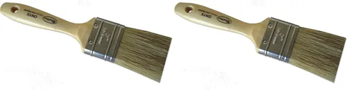 Miniatura 2 de REDTREE 12033 Onyx - Pincel de cerdas naturales con acabado fino, 2 pulgadas
