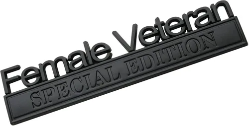 Miniatura 2 de Calcomanía 3D con emblema especial para mujer, edición veterana, emblema especial, diseño de soldado guerrero, edición especial, insignias