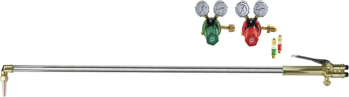 Miniatura 17 de SÜA Antorcha de corte recto resistente de 36 pulgadas, cabezal de 90°, compatible con ST900FC + punta de corte (propano)