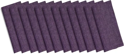 Miniatura 15 de Solino Home Servilletas de cóctel de lino negro Chambray de 6 x 6 pulgadas, servilletas de tela de lino 100% puro, juego de 12 servilletas cuadradas