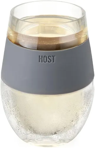 Miniatura 16 de Host Copas de vino de plástico sin tallo - Copa de vino de doble pared aislada FREEZE enfría bebidas con gel congelante, copas de vino para vino