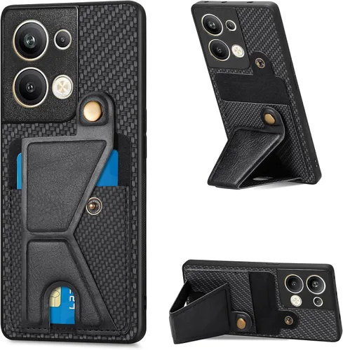 Miniatura 122 de Funda para Xiaomi Poco M5s 4G, Funda para Redmi Note 10 4G / Note 10S 4G / Note 11 SE (India) Funda de cuero PU ranuras para tarjetas Soporte