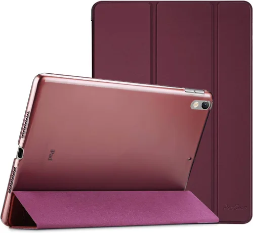 Miniatura 28 de ProCase Funda Inteligente para iPad Air de 10,5" 3ª Generación 2019 / iPad Pro 2017, Funda Delgada con Soporte con Parte Trasera Translúcida Negro